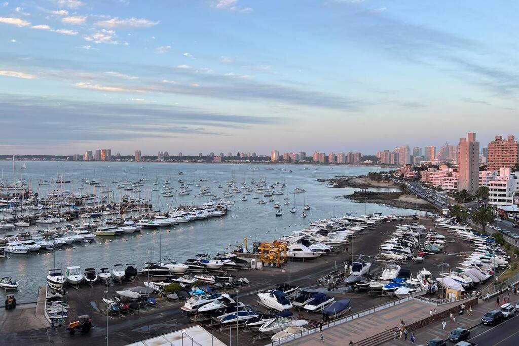 Апартаменты Apartamento Moderno Con Excelente Vista Al Puerto Пунта-дель-Эсте Экстерьер фото