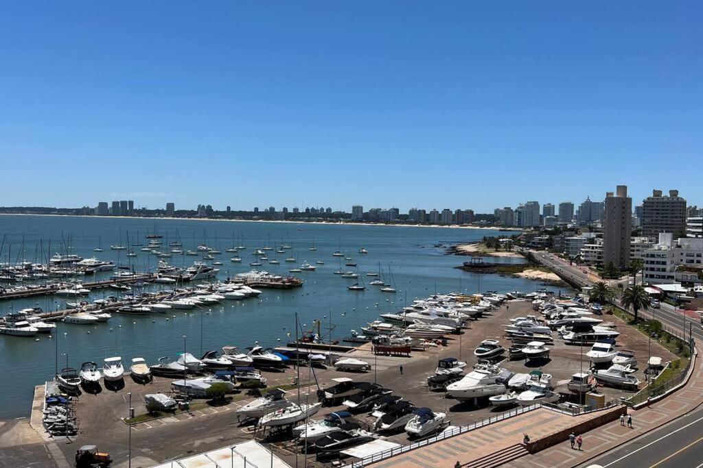 Апартаменты Apartamento Moderno Con Excelente Vista Al Puerto Пунта-дель-Эсте Экстерьер фото