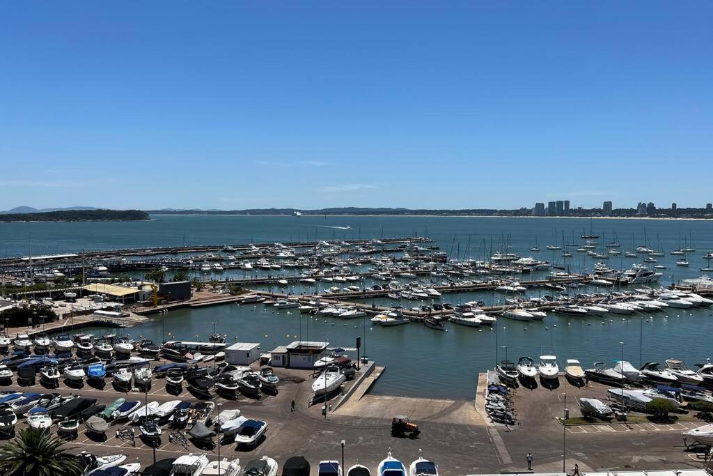 Апартаменты Apartamento Moderno Con Excelente Vista Al Puerto Пунта-дель-Эсте Экстерьер фото